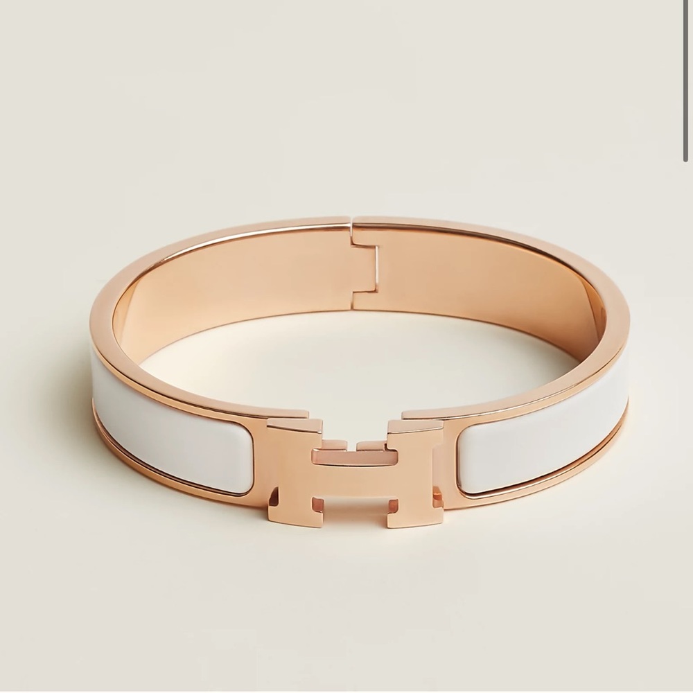 Hermes Clic H Bracelet Rose Gold - NWT
